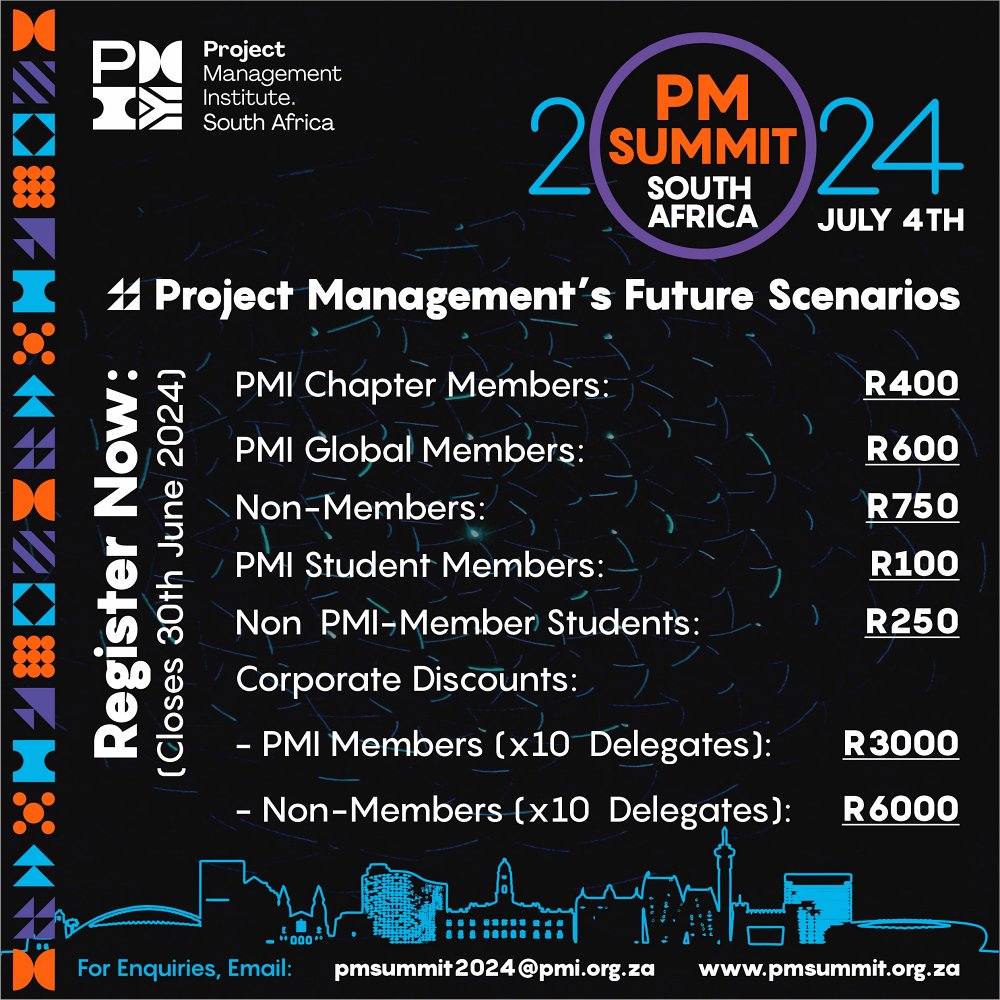 PM Summit South Africa 2024 Project Management's Future Scenarios